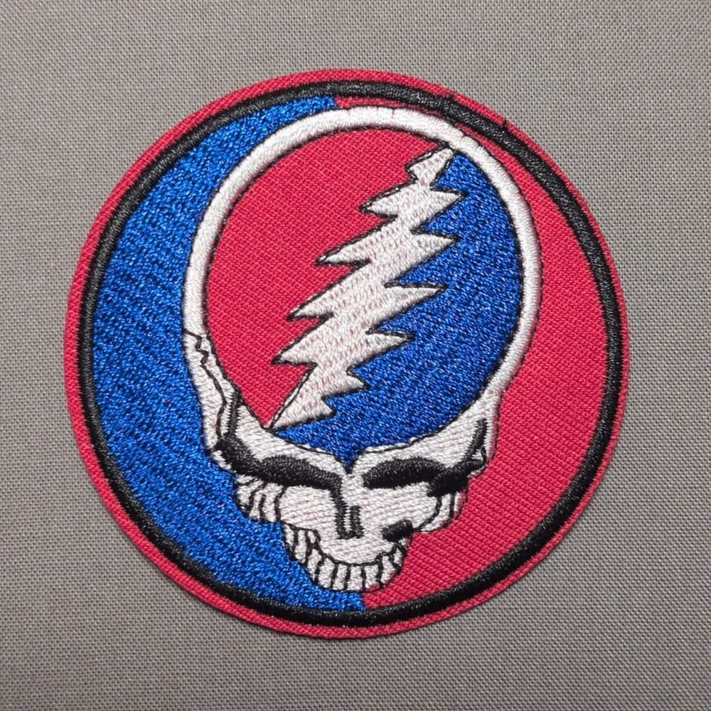 Grateful Dead Steal Your Face Classic Rock Iron On Patch